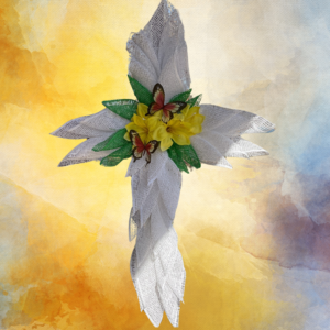 White Easter Cross